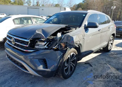 2021 Volkswagen Atlas Cross Sport 3.6L V6 Sel Premium from USA, damaged, VIN 1V2TE2CA7MC207972